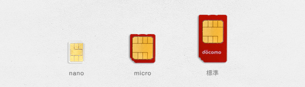 SIMカードの種類
